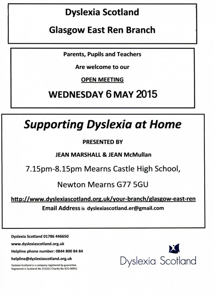 Dyslexia Flyer