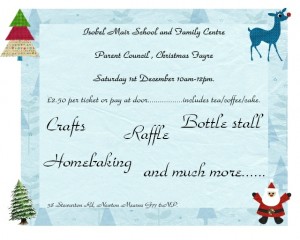 parent council xmas flyer