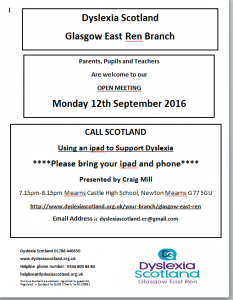 Dyslexia Open Evening Event